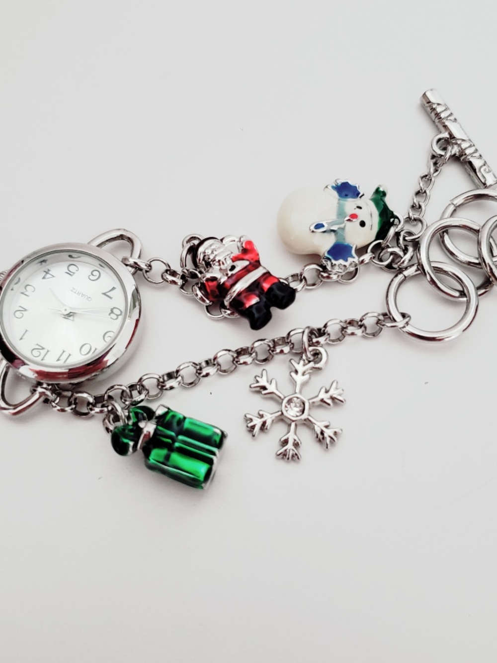 Vintage Macy's Holiday Lane Christmas Charm Watch